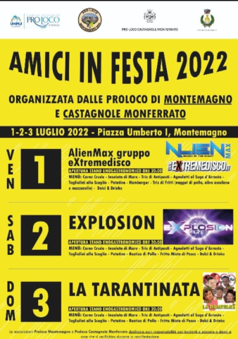 Montemagno | Amici in festa 2022